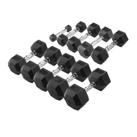 Хексагонални гири Body-Solid 1-10 кг, гумирани, профи width=