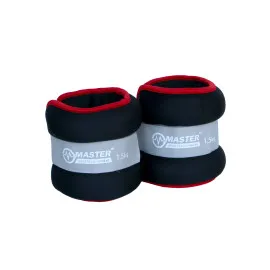 Тежести за ръце и крака MASTER 2 x 1,5 кг, неопренови