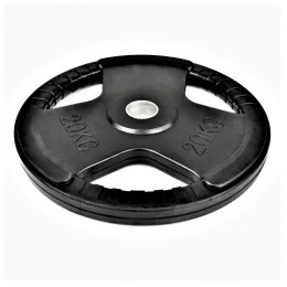 Олимпийски диск MASTER 20 кг, гумиран 