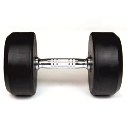 Дъмбели Sportmax 2х27,5 кг, гумирани, профи