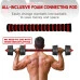 Регулируеми дъмбели Bodyflex 2x15кг + допълнителен лост щанга width=