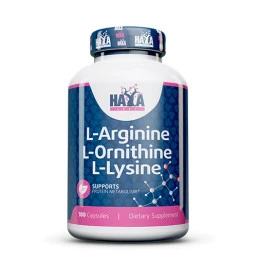 Аминокиселина Haya Labs L-Arginine / L-Ornithine / L-Lysine