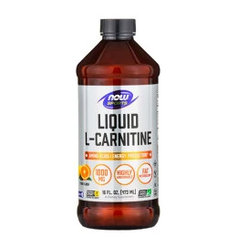Фет бърнър NOW L-Carnitine Liquid /Citrus/ 1000мг., 473мл.