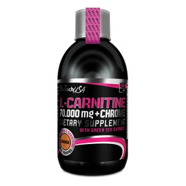 Фет бърнър Biotech USA L-Carnitine + Chrome 70.000 Liquid