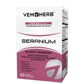 Geranium VEMOHERB, 60 капсули