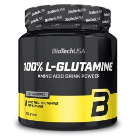 Глутамин Biotech USA 100% L-Glutamine, 240 гр width=