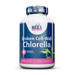 Broken Cell Wall Chlorella HAYA LABS 500 мг., 100 капсули