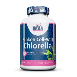 Broken Cell Wall Chlorella HAYA LABS 500 мг., 100 капсули