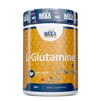 Глутамин Haya Labs Sports 100% Pure L-Glutamine, 500 гр