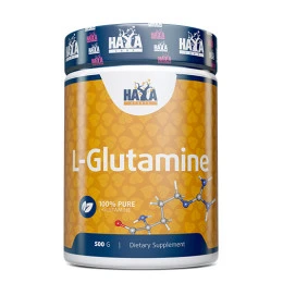 Глутамин Haya Labs Sports 100% Pure L-Glutamine, 500 гр