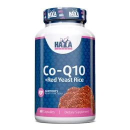 Коензим Q10 HAYA LABS 60mg. и Мая от червен ориз 500 мг., 60 капсули