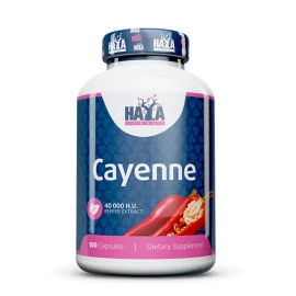 Витамин Haya Labs Cayenne Pepper Extract 40000 H.U. 100 капс. width=