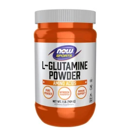 Аминокиселина NOW L-Glutamine Powder, 454гр width=