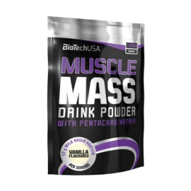 Гейнър Biotech USA Muscle Mass, 1 кг