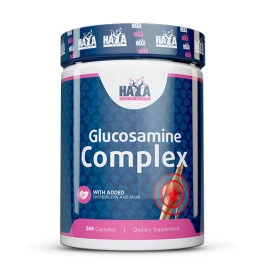 Глюкозамин HAYA LABS Glucosamine Chondroitin & MSM Complex, 240 Caps.