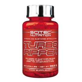 Фет бърнър SCITEC Turbo Ripper, 100 Caps. width=