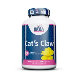 Котешки нокът HAYA LABS Cat's Claw 3% 500mg, 100 Caps