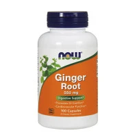 Корен от джинджифил NOW Ginger Root 550mg, 100 Caps.