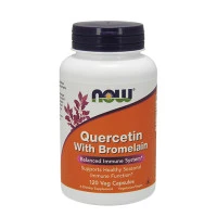 Кверцетин NOW Quercetin with Bromelain, 120 VCaps.