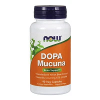Стимулиращ хардкор NOW DOPA Mucuna, 90 VCaps