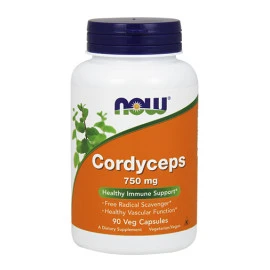 Кордицепс NOW Cordyceps 750mg,90 VCaps.