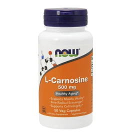 Л-Карнозин NOW  500mg, 50 VCaps.