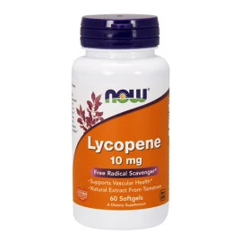 Ликопен NOW Lycopene 10mg, 60 Softgels width=