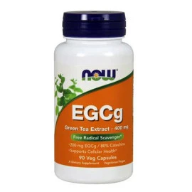 Зелен чай NOW EGCg Green Tea Extract 400mg, 90 VCaps.
