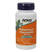 Калиев глюконат  NOW Potassium Gluconate 99mg, 100 Tabs.