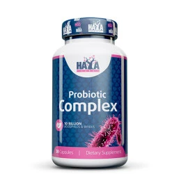 Пробиотик HAYA LABS 10 Billion Acidophilus & Bifidus Probiotic Complex, 30 caps.