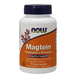 Магнезиев Л-треонат NOW Magtein, 90капс.