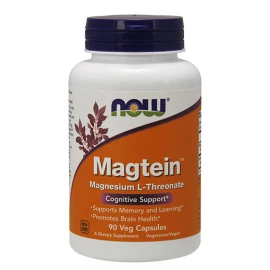 Магнезиев Л-треонат NOW Magtein, 90капс.