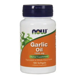Масло от чесън (Garlic Oil) NOW 1500mg, 100Softgels