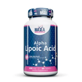Липоева киселина HAYA LABS Time Release Alpha Lipoic Acid 600mg, 60 табл. width=