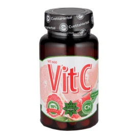 Витамин C CVETITA HERBAL Vit C 600mg, 30 Caps width=