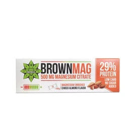 Протеинов бар CVETITA HERBAL BrownMag Bar Almond, 60g width=