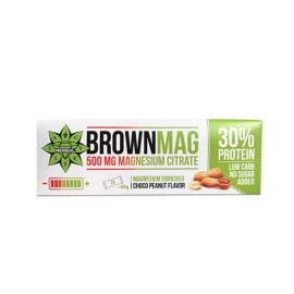 Протеинов бар CVETITA HERBAL BrownMag Bar Peanut, 60g width=