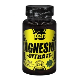 Магнезиев цитрат VETITA HERBAL Magnesium Citrate 100mg, 30 Caps width=