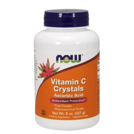 Аскорбинова киселина NOW Vitamin C Crystals Powder, 227 гр