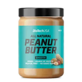 Фъстъчено масло BIOTECH USA Peanut Butter Smooth, 400 гр