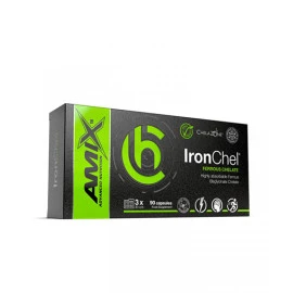 Желязо AMIX ChelaZone® IronChel® Iron / Ferrous/ Bisglycinate Chelate, 90 капс. width=