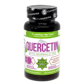 Кверцетин CVETITA HERBAL Quercetin 200mg, 80 Vcaps width=