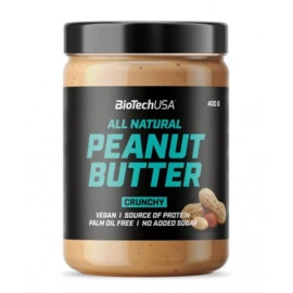 Фъстъчено масло BIOTECH USA Peanut Butter Crunchy, 400 гр width=