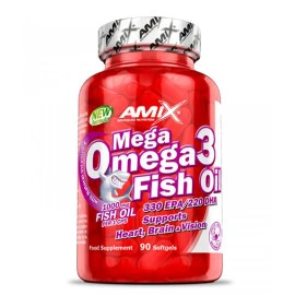 Аминокиселина AMIX Mega Omega Fish Oil, 90 табл.