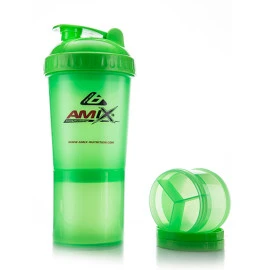 Шейкър AMIX Monster Bottle 600 мл, зелен