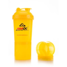 Шейкър AMIX Monster Bottle 600 мл, жълт