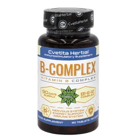 Витамин В  Complex  CVETITA HERBAL, 90 Tabs width=