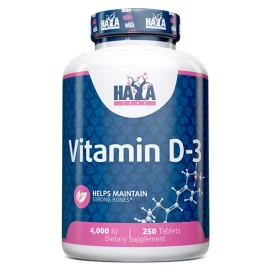 Витамин HAYA LABS Vitamin D-3 / 4000 IU, 250 табл.