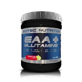 Аминокиселина SCITEC EAA + Glutamine, 300гр width=