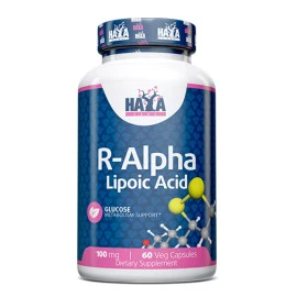 Липоева киселин HAYA LABS R-Alpha Lipoic Acid, 60 Vcaps